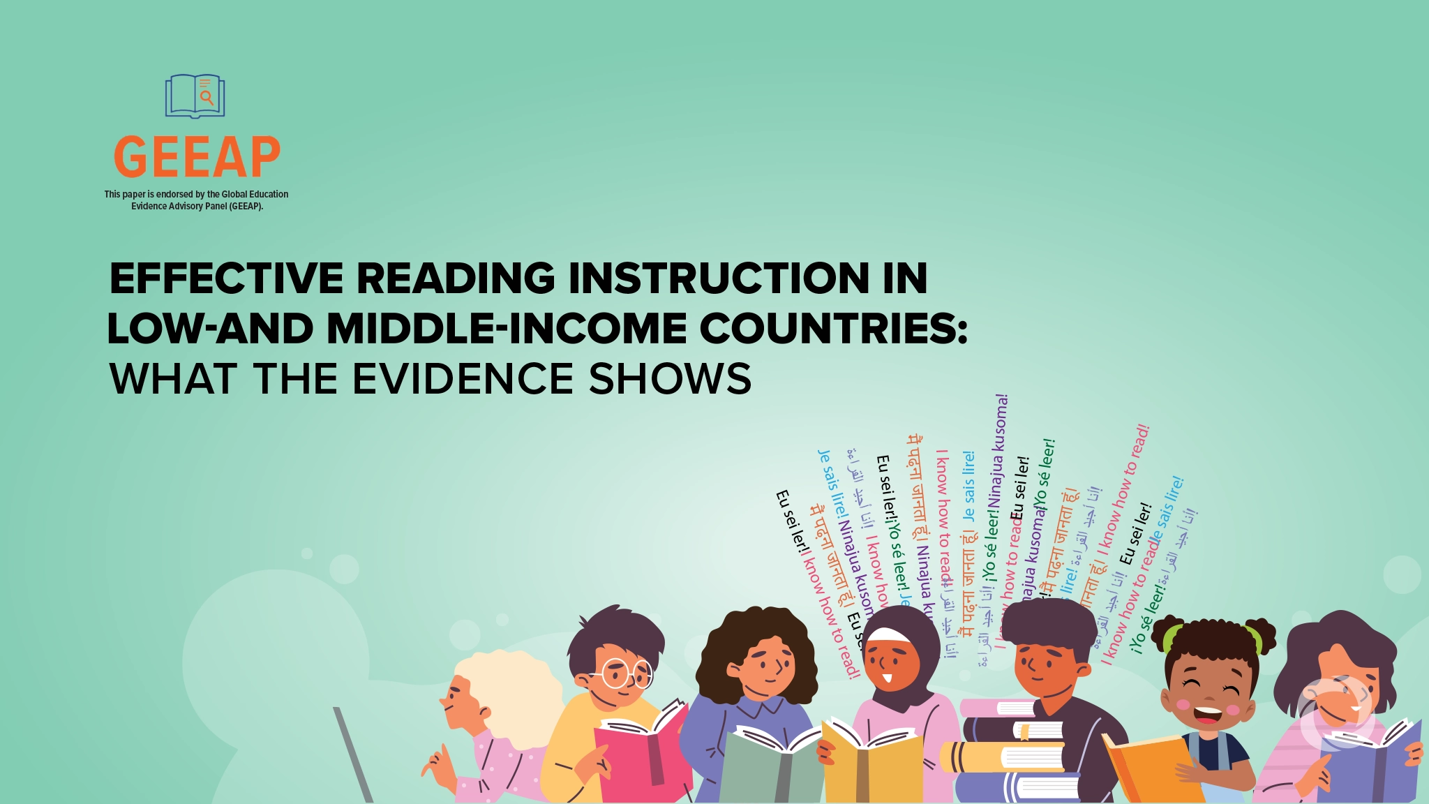 New report offers evidence-based solutions to address global literacy crisis among children