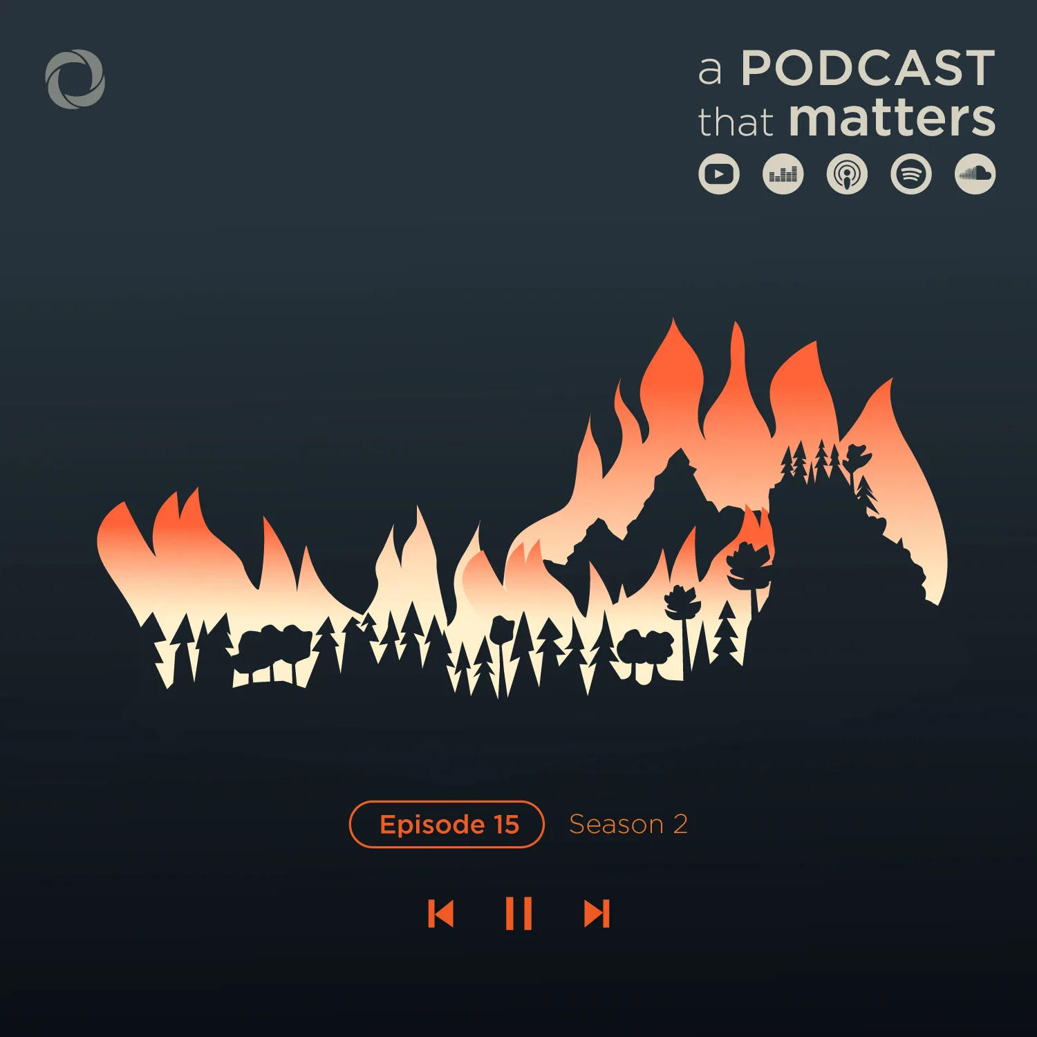 Robin Degron heatwaves wildfires Europe 2025 podcast cover